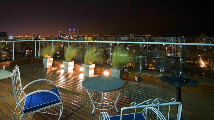 Panoramic balcony